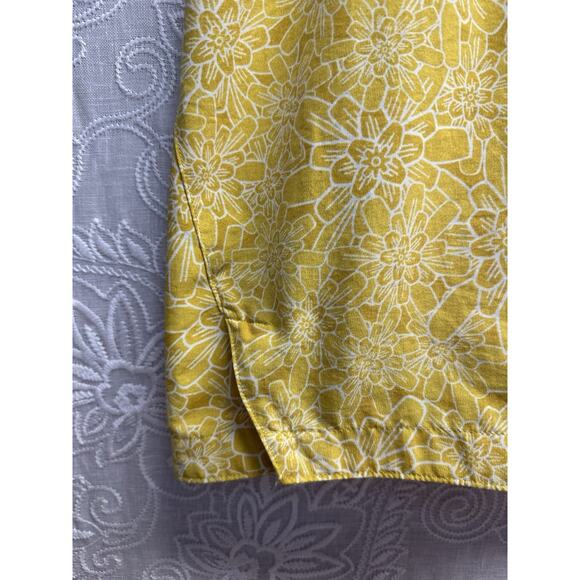 North Face Class V Skort Active Golden Flowers Small Floral Woman’s Yellow - Picture 6 of 9